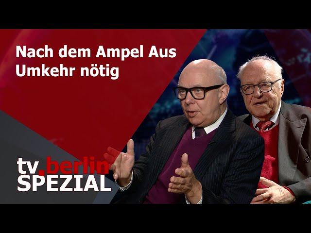 tv.berlin Spezial -  Prof. Kerber: Nach dem Ampel Aus Umkehr nötig