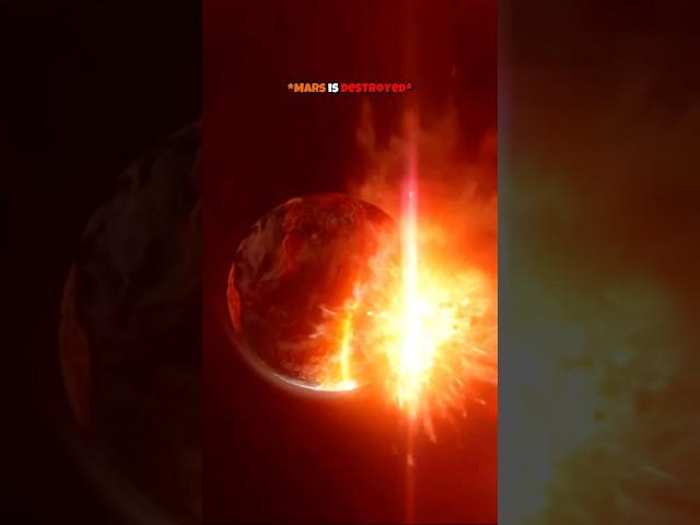 Mars Collision ️ #shorts #space #astronomy