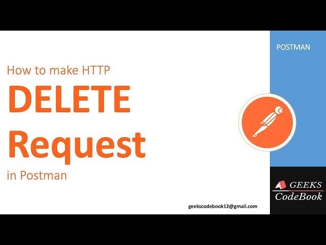 Postman #5 | HTTP DELETE Request in postman