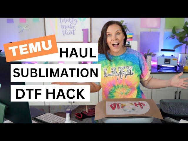 "Temu Sublimation Review + DTF Hack: My Honest Experience with What I Ordered vs What I Received"