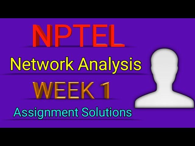 Nptel Network Analysis Assignment ||Week  1 ||IIT Kharagpur