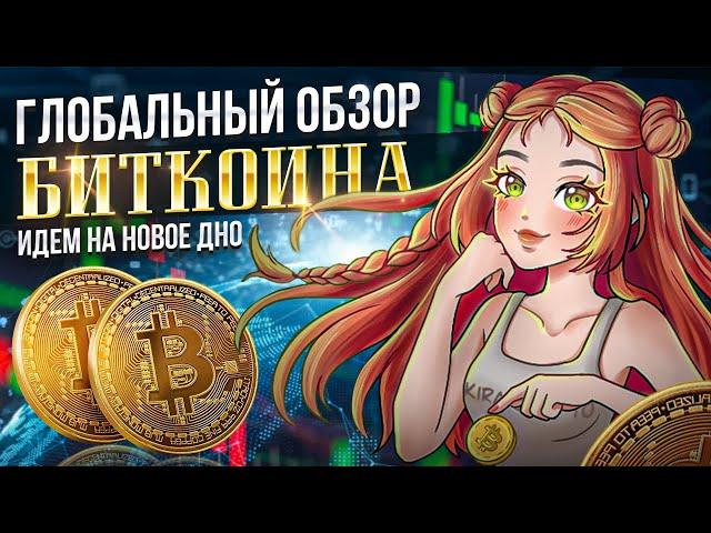 Глобальный обзор Биткоина 30.000. Пошаговый алгоритм поиска сделки, трейдинг криптовалют.