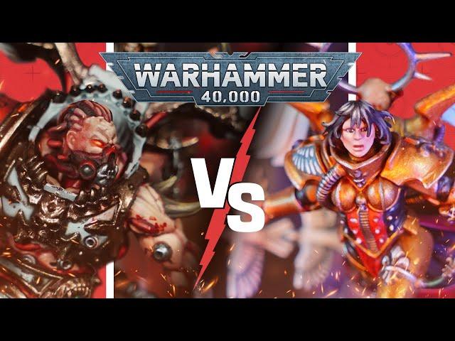 World Eaters vs Adepta Sororitas | Warhammer 40k Battle Report