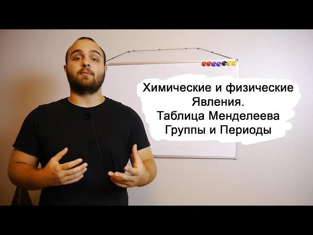 Химические реакции и физические явления. Таблица Менделеева. Группы и Периоды. Химия 8 класс.