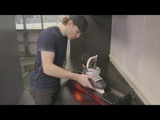 Sharpening Skates With Patrick Kane and the Sparx Skate Sharpener