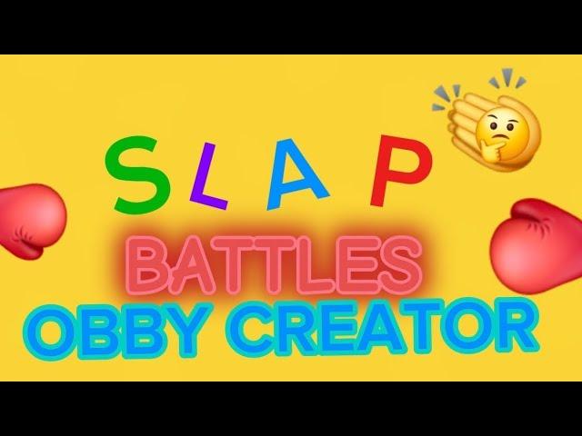 Slap Battles Obby Creator Trailer