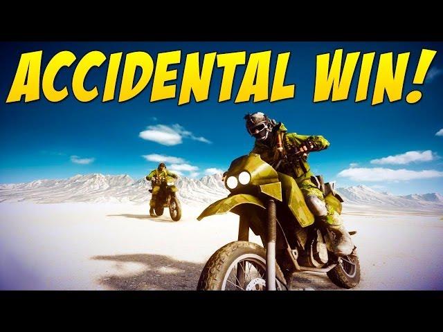 Accidental Win - Dirt Bike Launch!