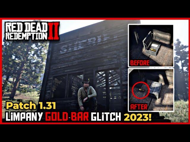 Red dead redemption 2 -UNCUT Limpany GOLD BAR GLITCH 2023! PATCH 1.31!