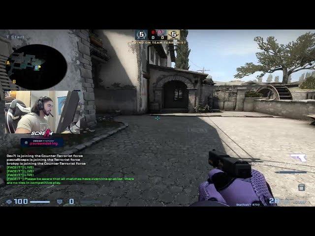 【CSGO】头酱Scream直播faceit 20190113