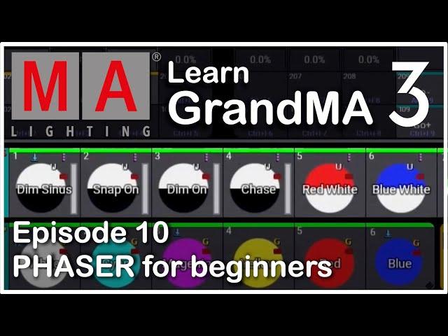 E10 - Phaser Effects For Beginners  - GrandMA3 OnPC Tutorial