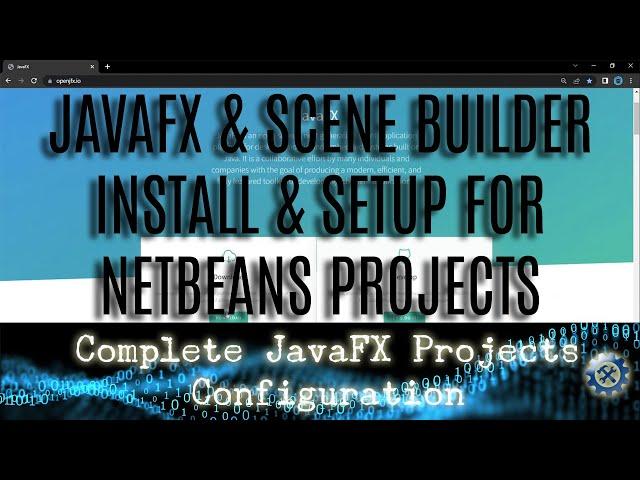 How to install JavaFX  Scene Builder and Setup NetBeans for JavaFX Projects Tutorial ️