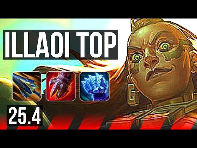 ILLAOI vs DARIUS (TOP) | Rank 15 Illaoi | EUW Grandmaster | 25.4