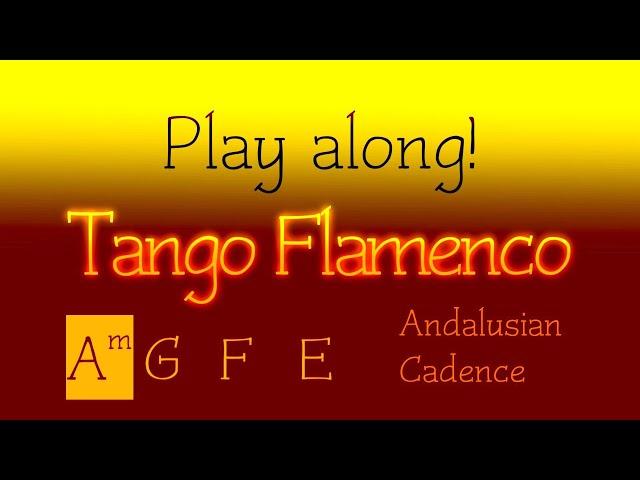 Tango Flamenco, Guitar Backing Track Jam, A minor, 85bpm, Andalusian Cadence. Enjoy!