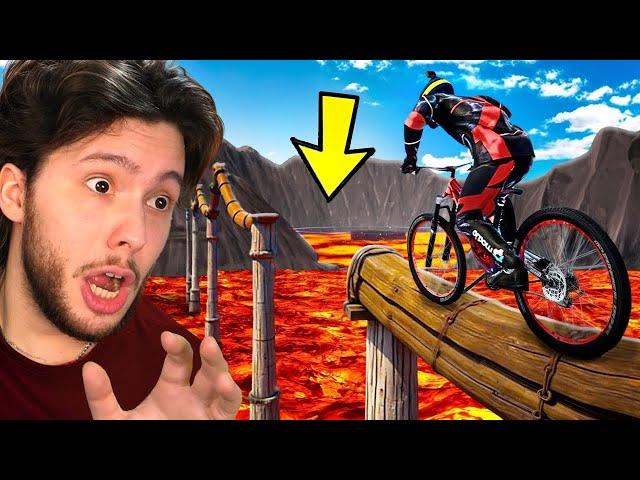  ANDEI DE BICICLETA NA LAVA!! (Descenders com LIPAO)