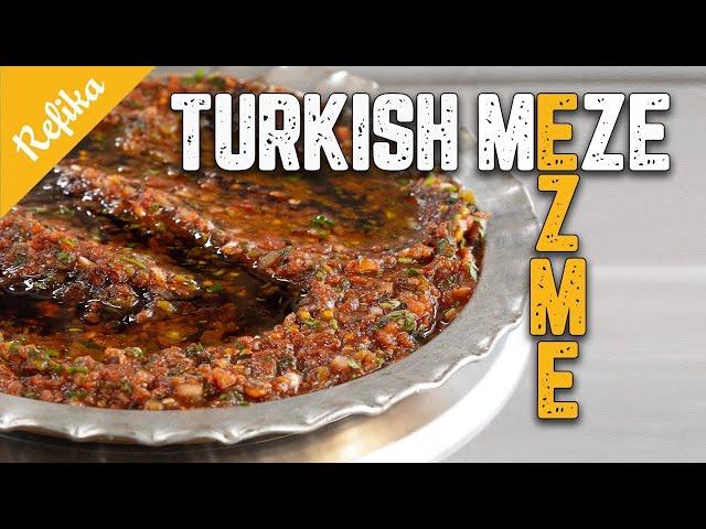 Refika's Must-Try EZME Recipe - Addictive & Proudly Vegan Turkish Bash-Mash | Easy Appetizer Idea