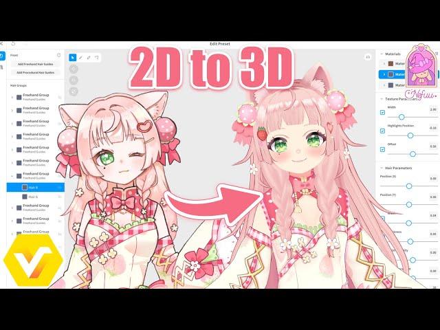 MisaaaVT  | VTuber 3D Model〚 VRoid Timelapse 〛48