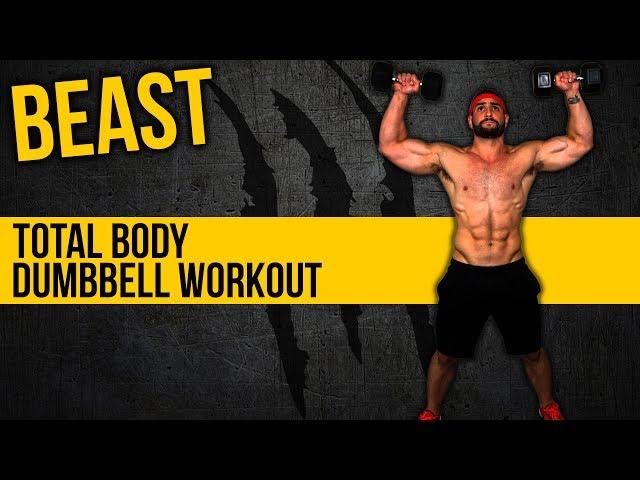 Dumbbell Full Body Muscle Building Home Workout