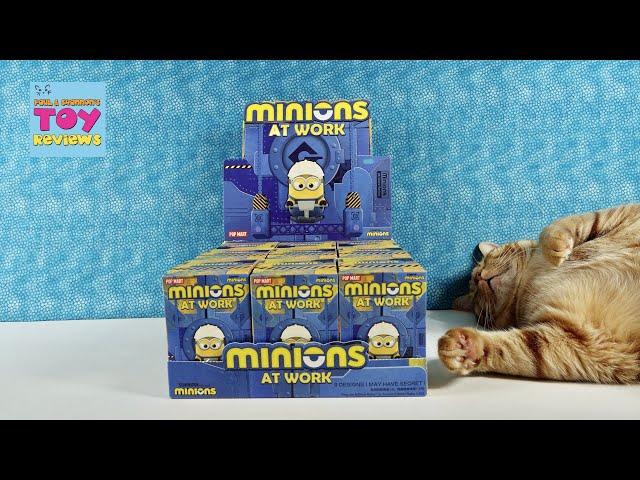 Minions At Work Pop Mart Blind Box Collector Figures Unboxing Review | PSToyReviews