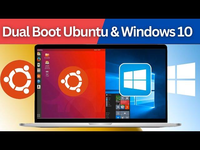 How to Dual Boot Ubuntu & Windows 10  | Install Ubuntu Alongside With Windows 10