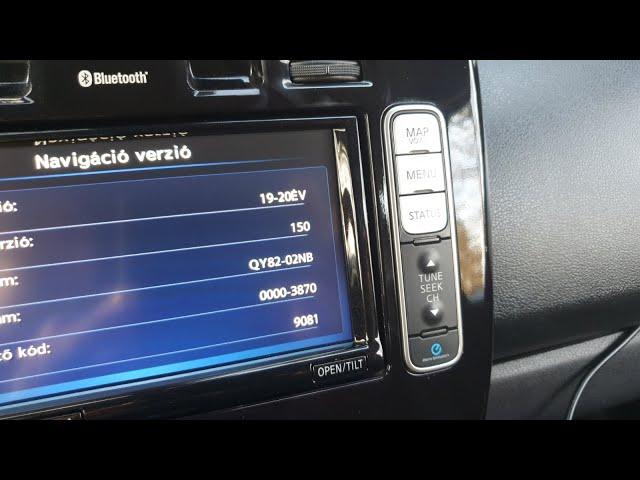 30kw Nissan Leaf  carplay and androidauto coding via SD card  2020 OEM map update  , www.viso.hu