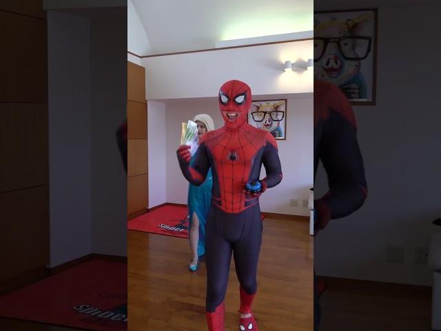 Spider-Man funny video  Part822 #funny #tiktok #shorts