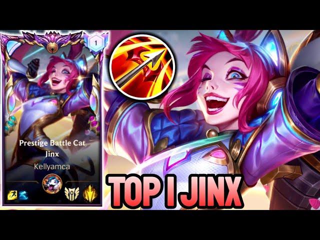 WILD RIFT JINX - TOP 1 JINX GAMEPLAY - EX SOVEREIGN RANKED