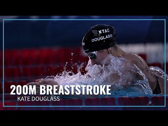 Strong Swim From Kate Douglass in the 200M Breaststroke | 2024 TYR Pro Swim Series San Antonio