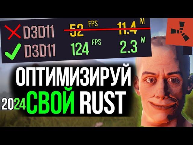 Как поднять ФПС в RUST? ЛАГАЕТ РАСТ и ФРИЗИТ / ОПТИМИЗАЦИЯ РАСТ 2024