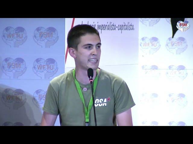 Tommaso Marcon, Ιταλία νεολαία OSA |Συνέδριο ΠΣΟ|WFTU Congress