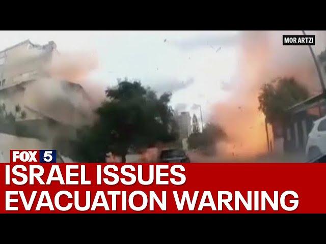 Israel issues evacuation warning to civilians in south Lebanon