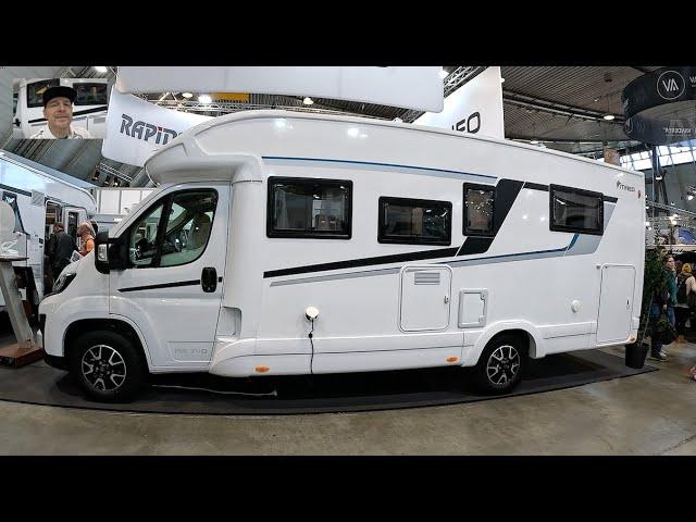 Itineo PM 740 RV luxury Motorhome Camper Van Camping car Peugeot CMT walkaround and interior V2488