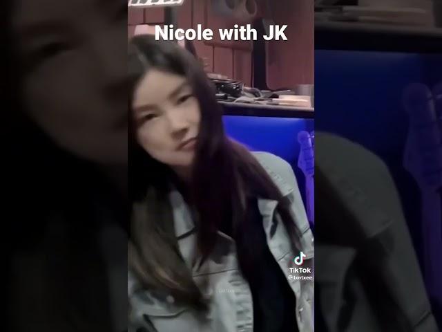 Nicole’s wearing jungkook’s jacket  #bts #jungkook