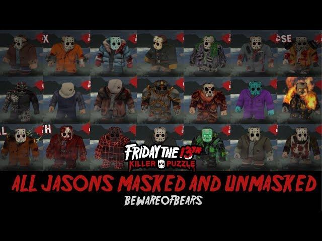 Friday the 13th: Killer Puzzle | All Jasons Masked & Unmasked