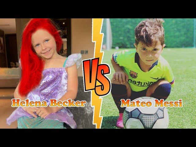 Mateo Messi (Messi's Son) VS Helena Becker (Alisson Becker's Daughter) Transformation  2022