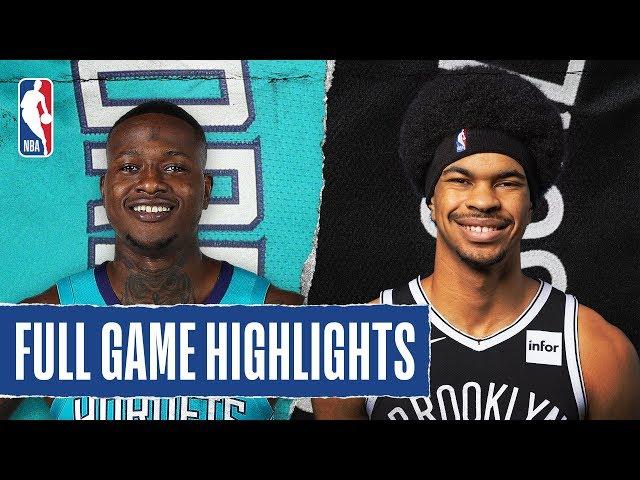 HORNETS at NETS | FULL GAME HIGHLIGHTS | November 20, 2019