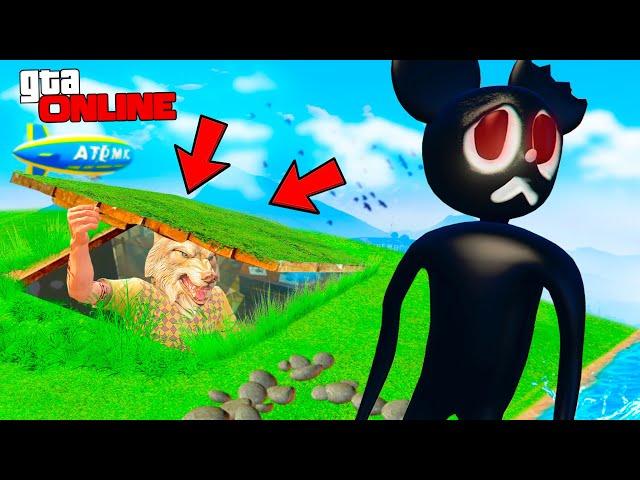 EXTREME CLEANING FROM SCP CARTOON MOUSE! - CHALLENGE IN GTA 5 ONLINE