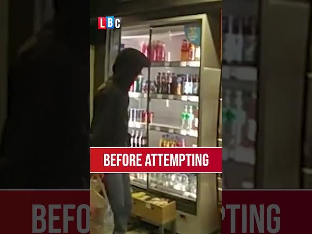 Greggs shoplifter caught red-handed