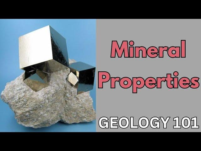 Geology 101 with Willsey, Episode #7: Minerals, Part One