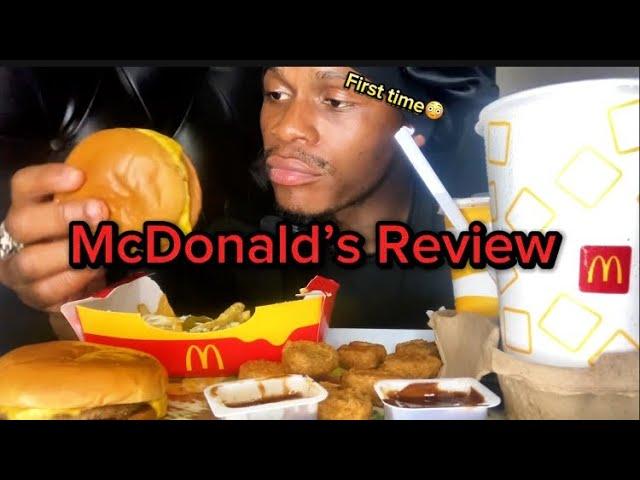 ASMR MUKBANG: My first time Eating McDonald’s / Review