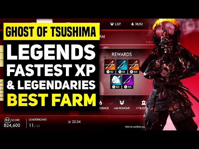 Ghost of Tsushima LEGENDS Advanced Tips To Get Legendary Gear & Level Up Fast!