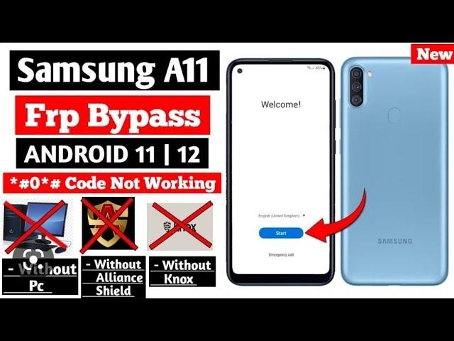 Samsung A11 Android 12 Frp Bypass /Unlock Google Account Lock Withoutt Pc | Without Restore Data