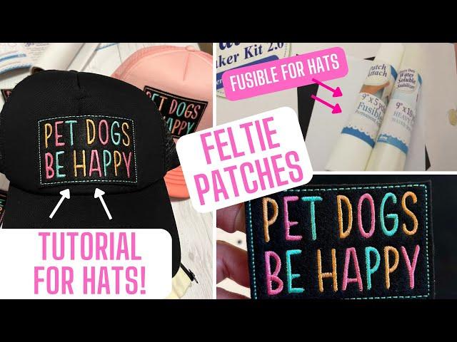 HOW TO ATTACH PATCHES TO HATS USING PATCH ATTACH. HOW TO MAKE PATCHES FOR CLOTHES, HATS, BAGS