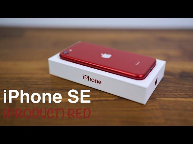 iPhone SE Product Red Unboxing