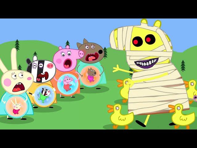 Peppa Pig vs Zombie George! A Scary Adventure | Peppa Pig Funny Animation