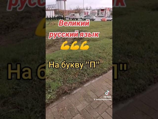 Очень смешной анекдот про букву "П" 