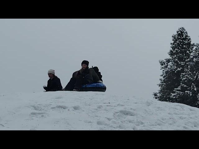 Suncadia sledding with Avery