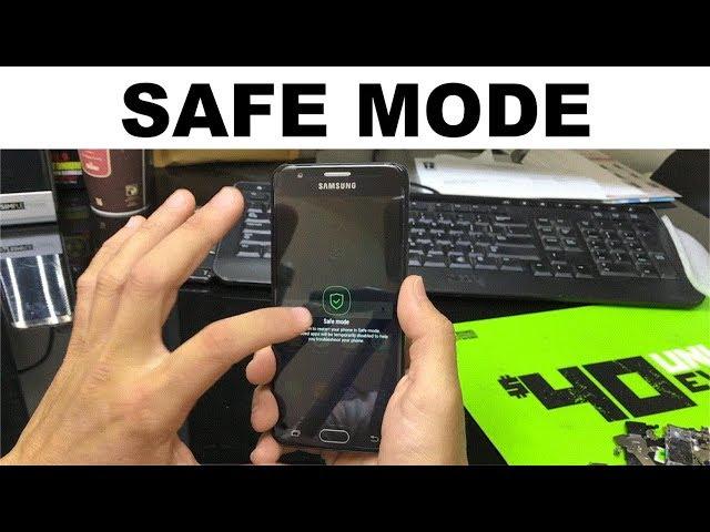 How to get Samsung Galaxy J5 Prime IN & OUT of Safe Mode