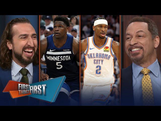 Thunder ‘will be the 2025 NBA Champs’ after beating T-Wolves, Did Ant struggle? | FIRST THINGS FIRST