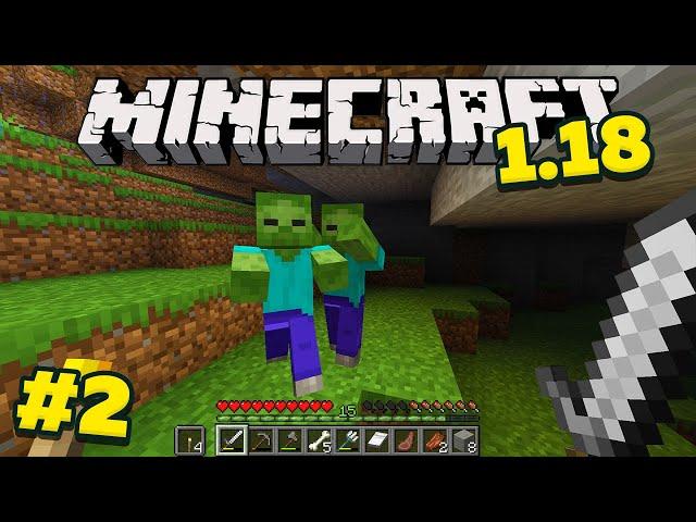 Майнкрафт 1.18 Выживание без модов! Куда меня занесло в minecraft? #2