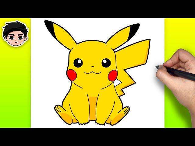 How To Draw Pikachu | Pokemon - Easy Step By Step Tutorial